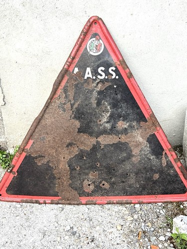 Vecchia insegna stradale - insegna, anni