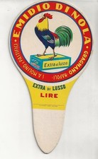 EMIDIO DI NOLA GRAGNANO NAPOLI MOLINO PASTIFICIO VENTAGLIO PUBBLICITARIO 1960