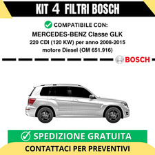 KIT BOSCH 4 Filtri tagliando