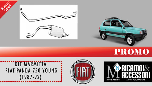 Marmitta completa fiat panda - marmitta,