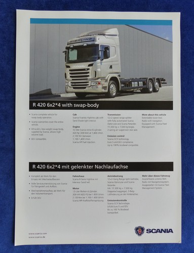 Camion scania 420 6x2 con - camion, r
