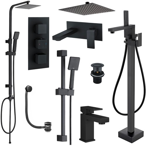 Rubinetto bagno quadrato