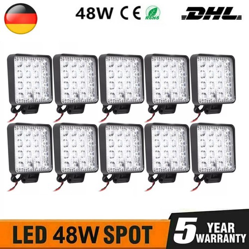 Faro lavoro 10x48w led - lavoro,