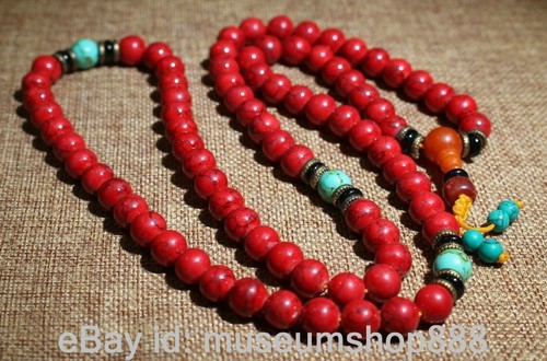 Collana con ciondolo - , perle