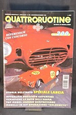 QUATTRORUOTINE N° 200 RIVISTA DI MODELLISMO ANNO 1996 LANCIA D24