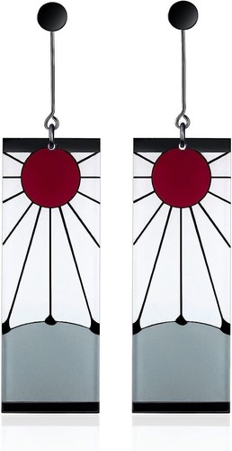 Orecchini tanjiro argento - orecchini,