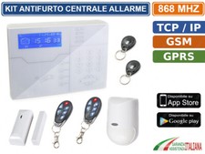 CENTRALE DEFENDER ST6 ANTIFURTO ALLARME DOMOTICA  APP CELLULARE WIRELESS CABLATA