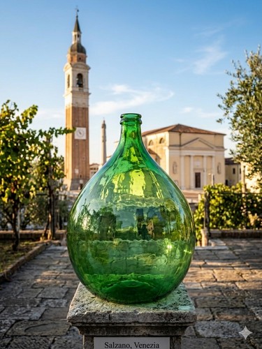 Damigiana vetro verde da - verde,