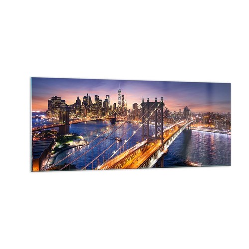 Quadro vetro 100x40cm usa - quadro, su