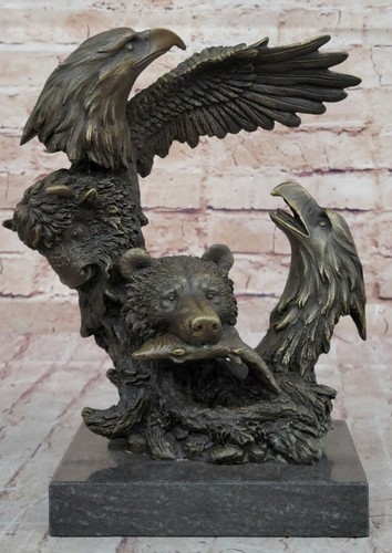 Scultura bronzo orso - in,