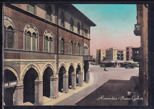Cartolina alessandria piazza - cartolina,