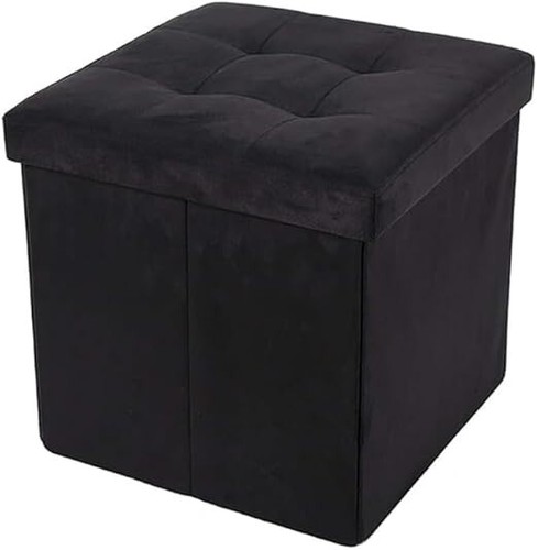 Pouf cubo ecopelle 38x38x38 - pouf,