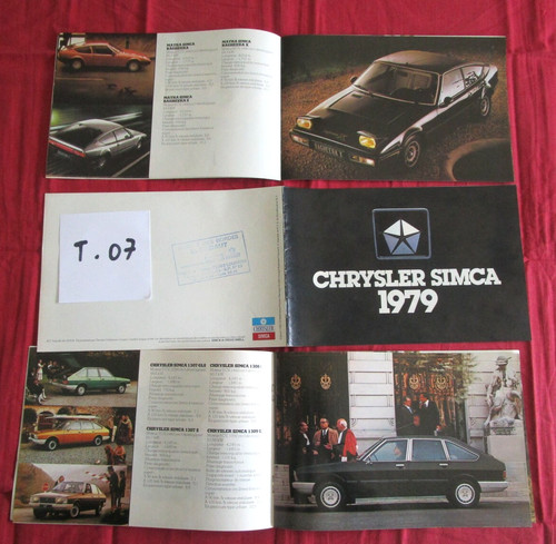 Chrysler simca 1979 - ,
