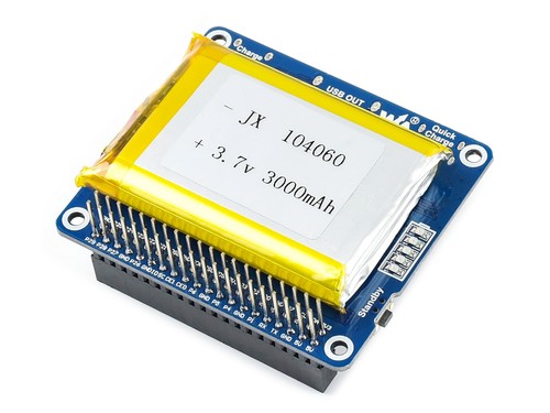 Waveshare batteria polimero - batteria, li-polimero