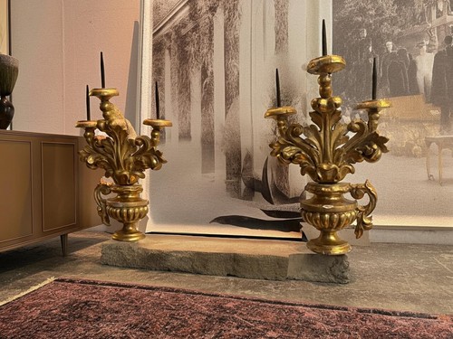 Coppia candelabri da - candelabri,