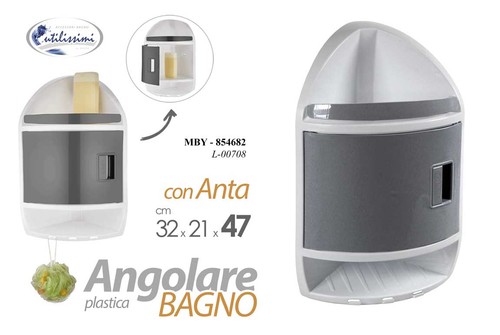 Mensola angolo angolare doccia - angolare,