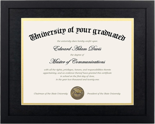 Cornice diploma 11x14 - diploma,