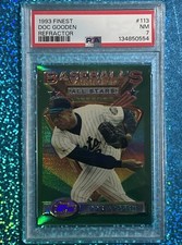 PSA 7 - 1993 Topps Finest DWIGHT "DOC" GOODEN Finest All-Stars rifrattore #113