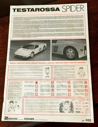 Pocher original rare ferrari - pocher,
