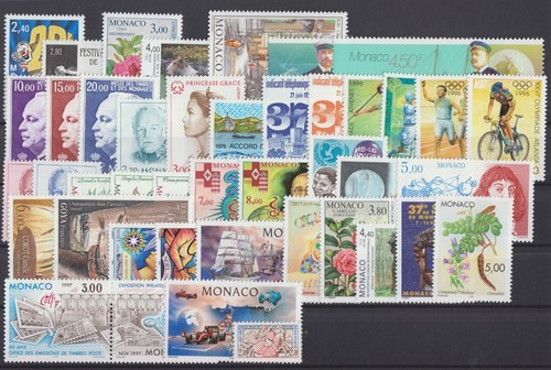 Timbres monaco neufs annee - timbres,