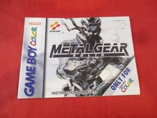 Metal Gear Solid Nintendo Game