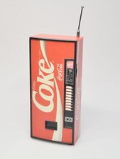 Radio Coca Cola distributore automatico di bevande lattine altezza 19 cm funzionante 