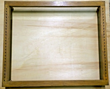 Antico grande Telaio Chiodato Tessile Maglieria  Lana Uncinetto  legno di Rovere