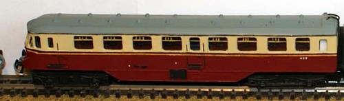 Gwr twin railcar unpainted - b5,