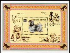 SHIH TZU Dog Postage Stamp Souvenir Mini Sheet Sierra Leone - 1994 Mint MNH