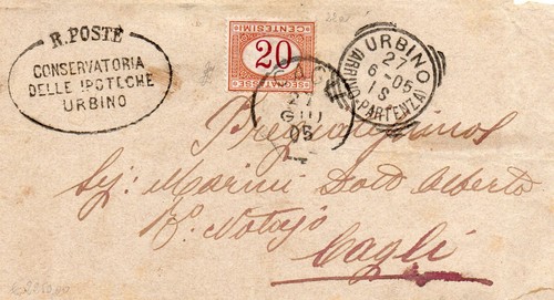 Regno piego lettera - regno, tassa