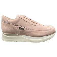 Sneaker Donna Paciotti Story Gomma Alta Camoscio Cipria