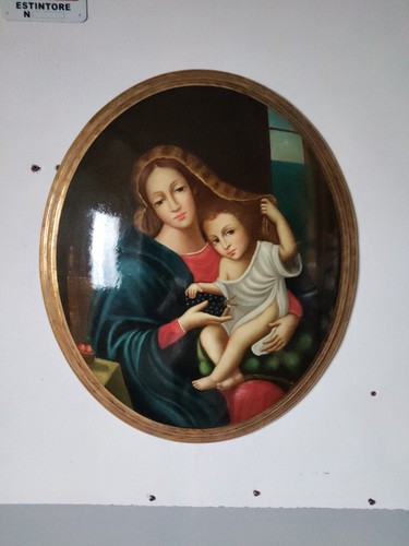 Quadro capezzale madonna uva - capezzale,