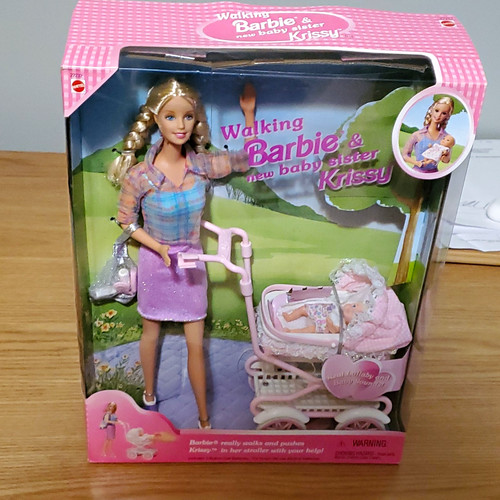 Mattel walking barbie baby - mattel,