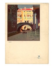 Menù Nave Vulcania 1934 Crociera Cosulich Lloyd Triestino OND Dopolavoro Pranzo