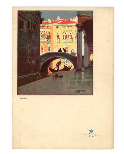 Menù nave vulcania 1934 - vulcania,