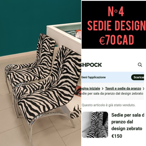 Sedie zebrate - sedie,