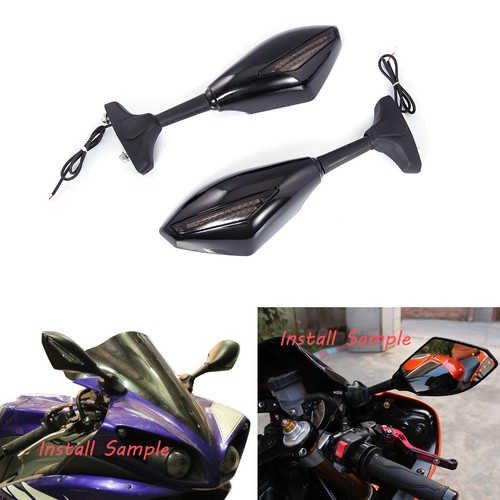 Black motorcycle led turn - led,