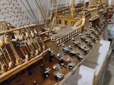 Galeone Spagnolo San Felipe fatto a mano 1,20mt anni 70 no kit