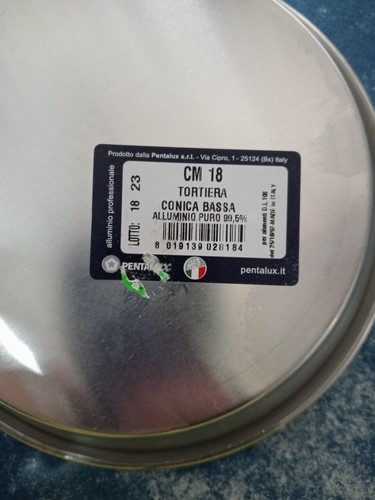 Tortiera conica bassa - x3, in