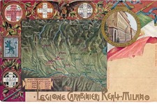 Lotto 8 cartoline - -, militari