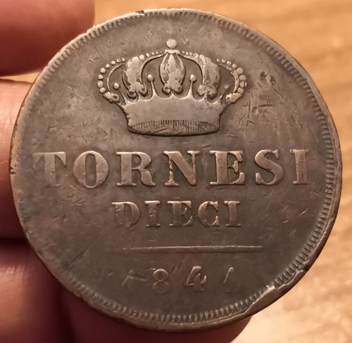 Coin tornesi 1841 two - tornesi,