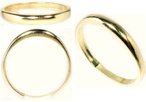 Fascia oro 14kt - , alta