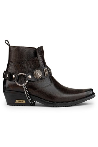 Uomo pelle marrone - pelle,