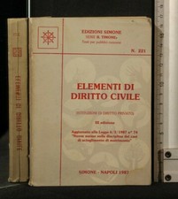 ELEMENTI DI DIRITTO CIVILE