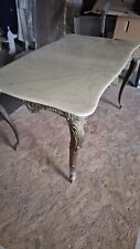 tavolino da salotto ottone e marmo vintage