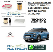 KIT TAGLIANDO 4 FILTRI CITROEN