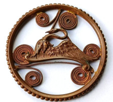 Ancien Ornement bronze laiton