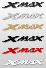 2 ADESIVI/STICKERS 3D SCRITTA XMAX compatibili per SCOOTER YAMAHA X MAX dal 2010