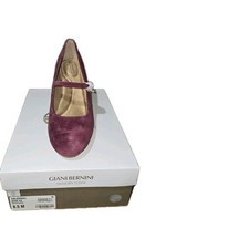 Nuove decolte donna Giani Bernini Valerieel vino scamosciato Mary Jane 8,5M