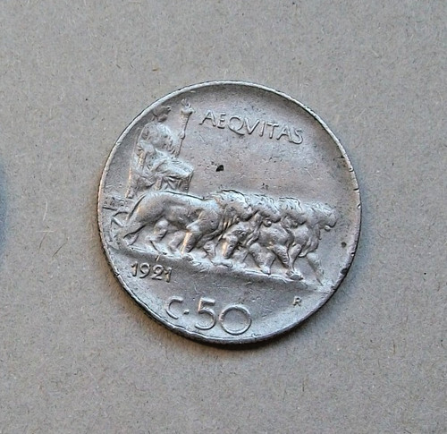 1921 rigato centesimi - 1921,